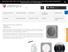 Tablet Screenshot of elektryk.pl